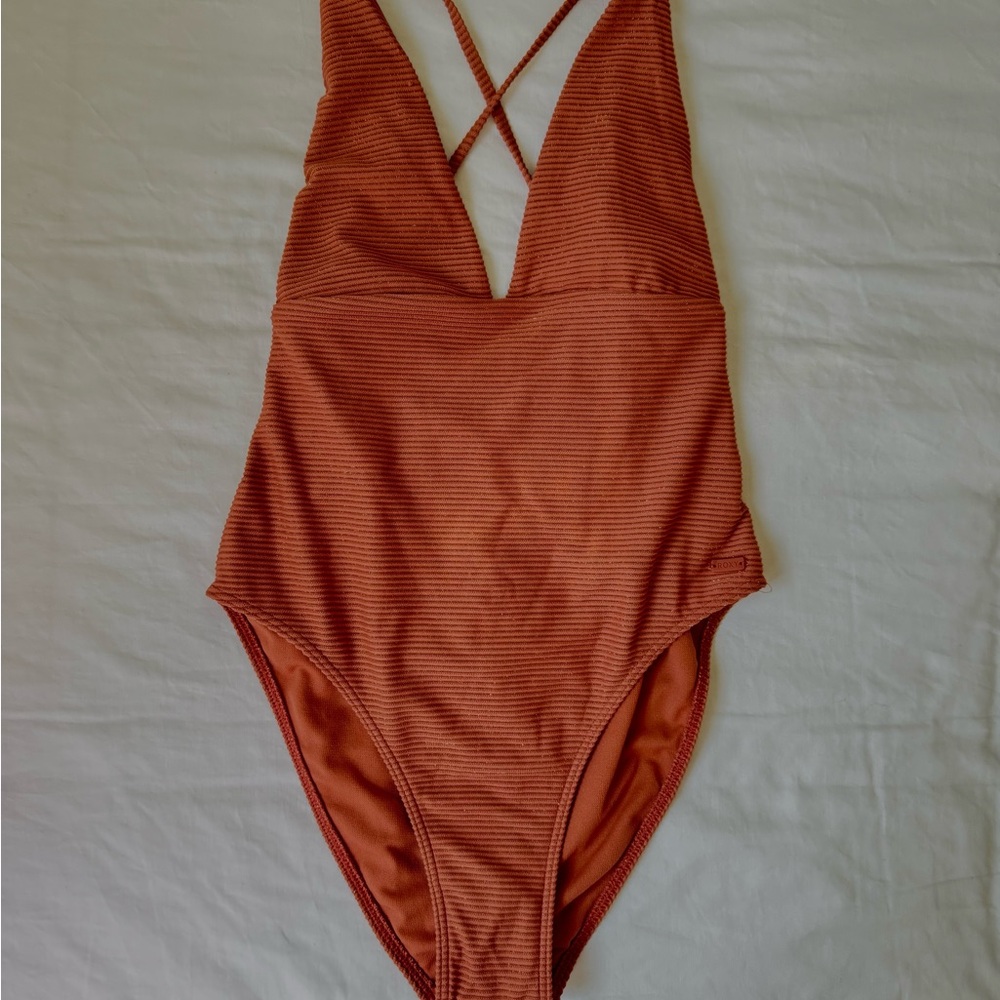 Roxy Rust One Piece Swimsuit